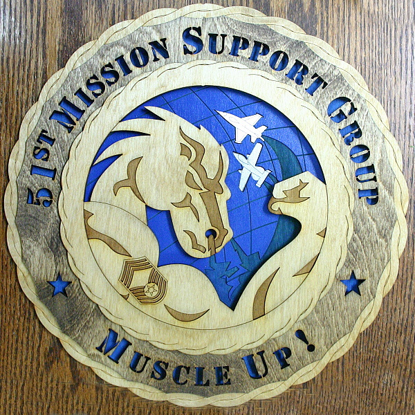 51st Mission Support Group Wall Tribute Personalized
